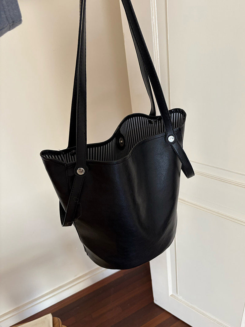 PU Bucket Shoulder Bag