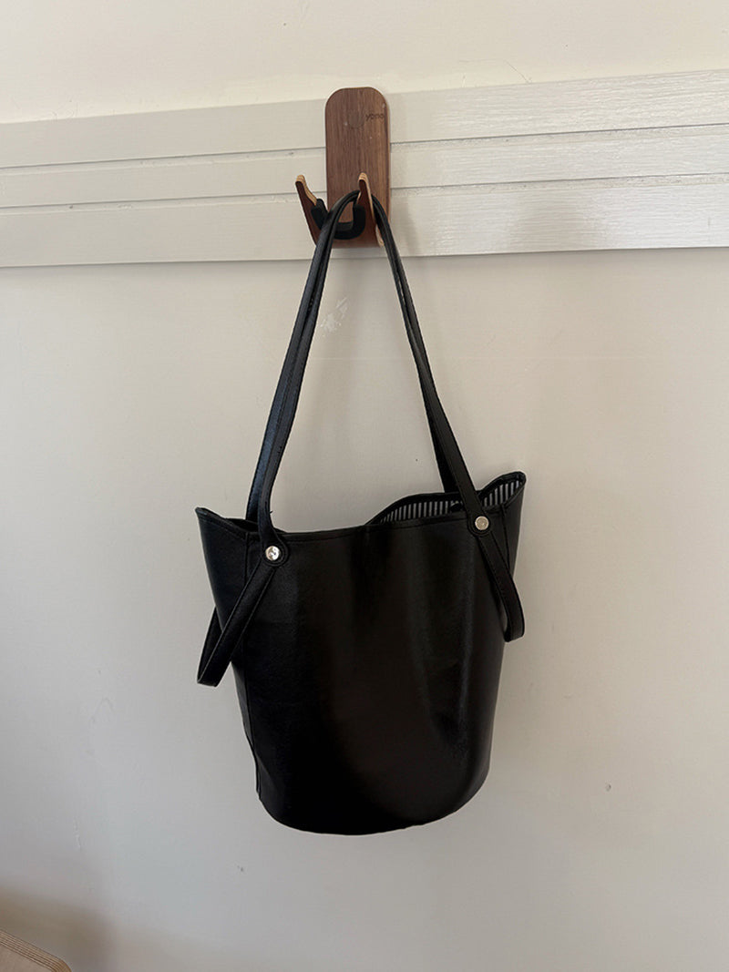 PU Bucket Shoulder Bag