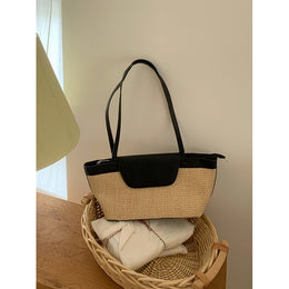 Textured Bucket Shoulder Bag