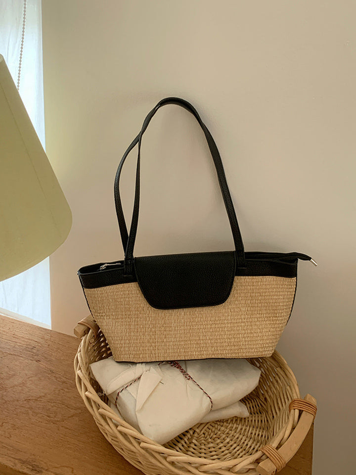 Textured Bucket Shoulder Bag