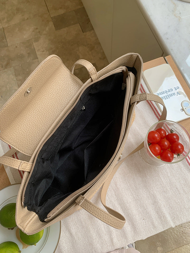 Textured Bucket Shoulder Bag