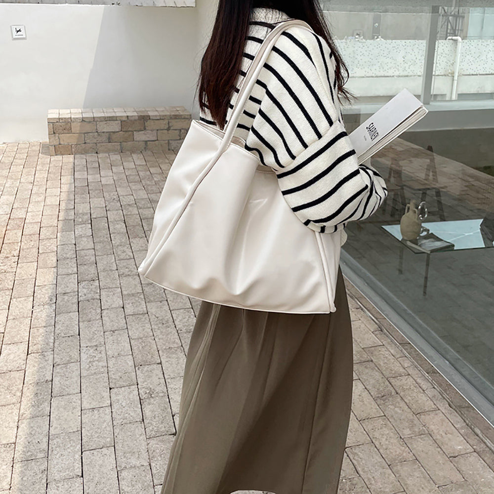 PU Shopper Shoulder Bag