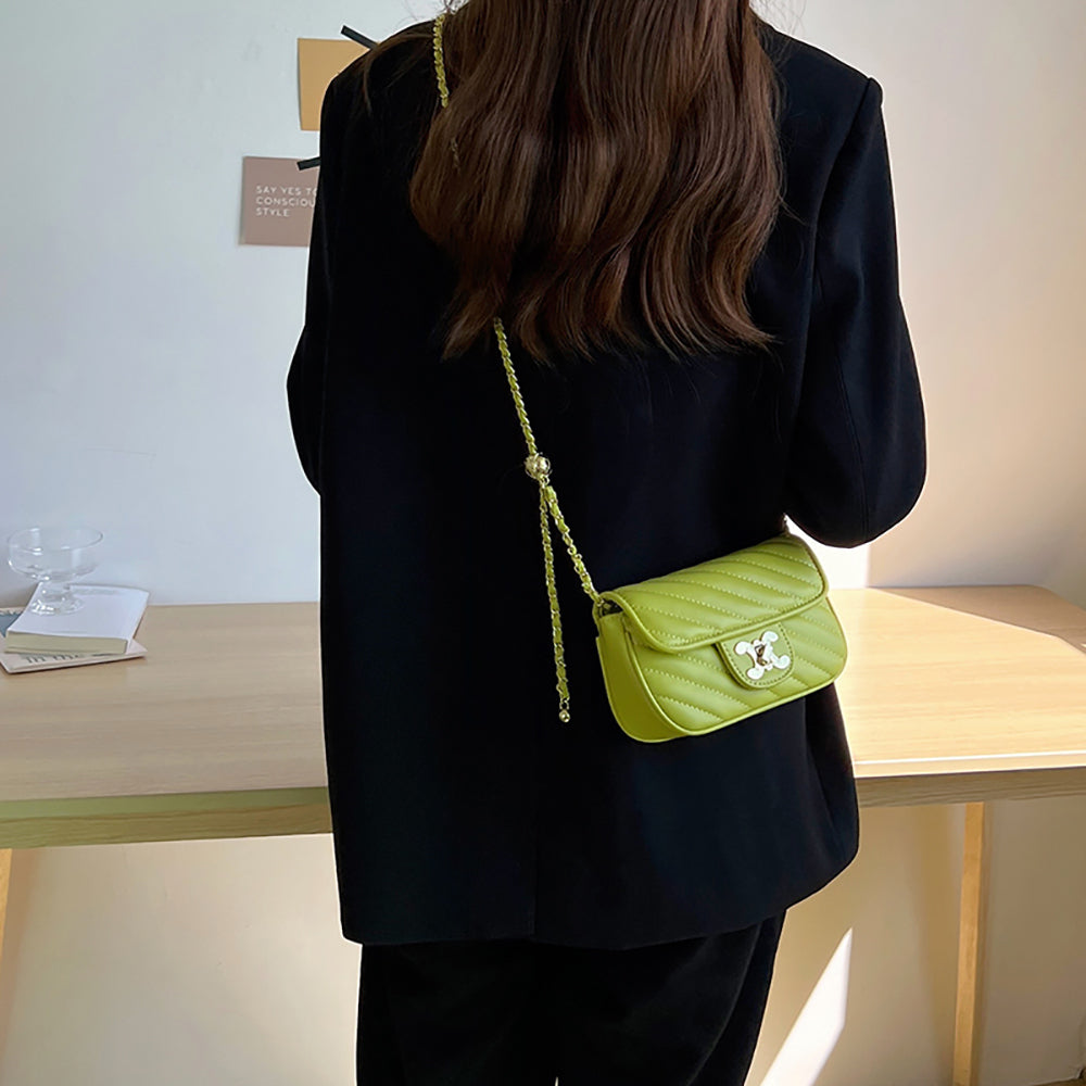 Bucket Sling Bag with Applique