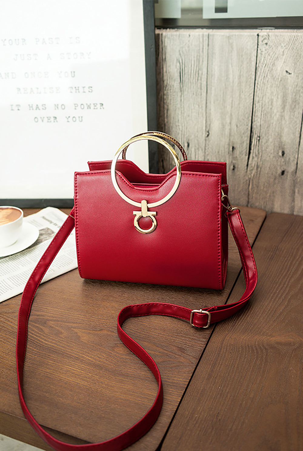 PU Swagger Handheld Bag