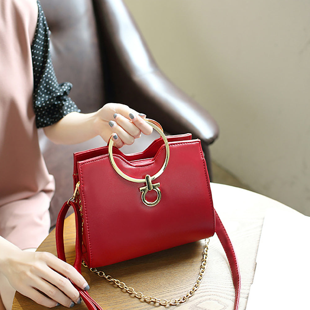 PU Swagger Handheld Bag
