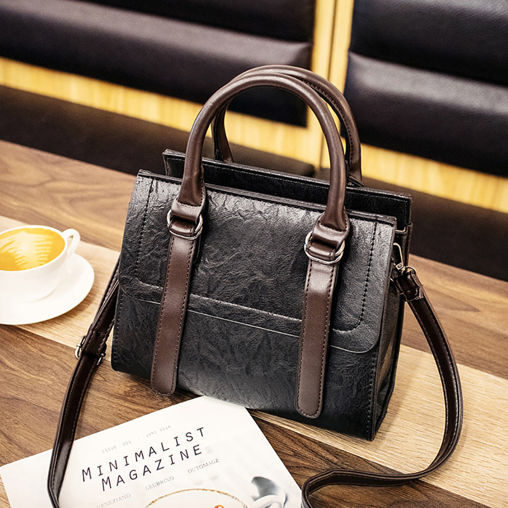 PU Structured Handheld Bag