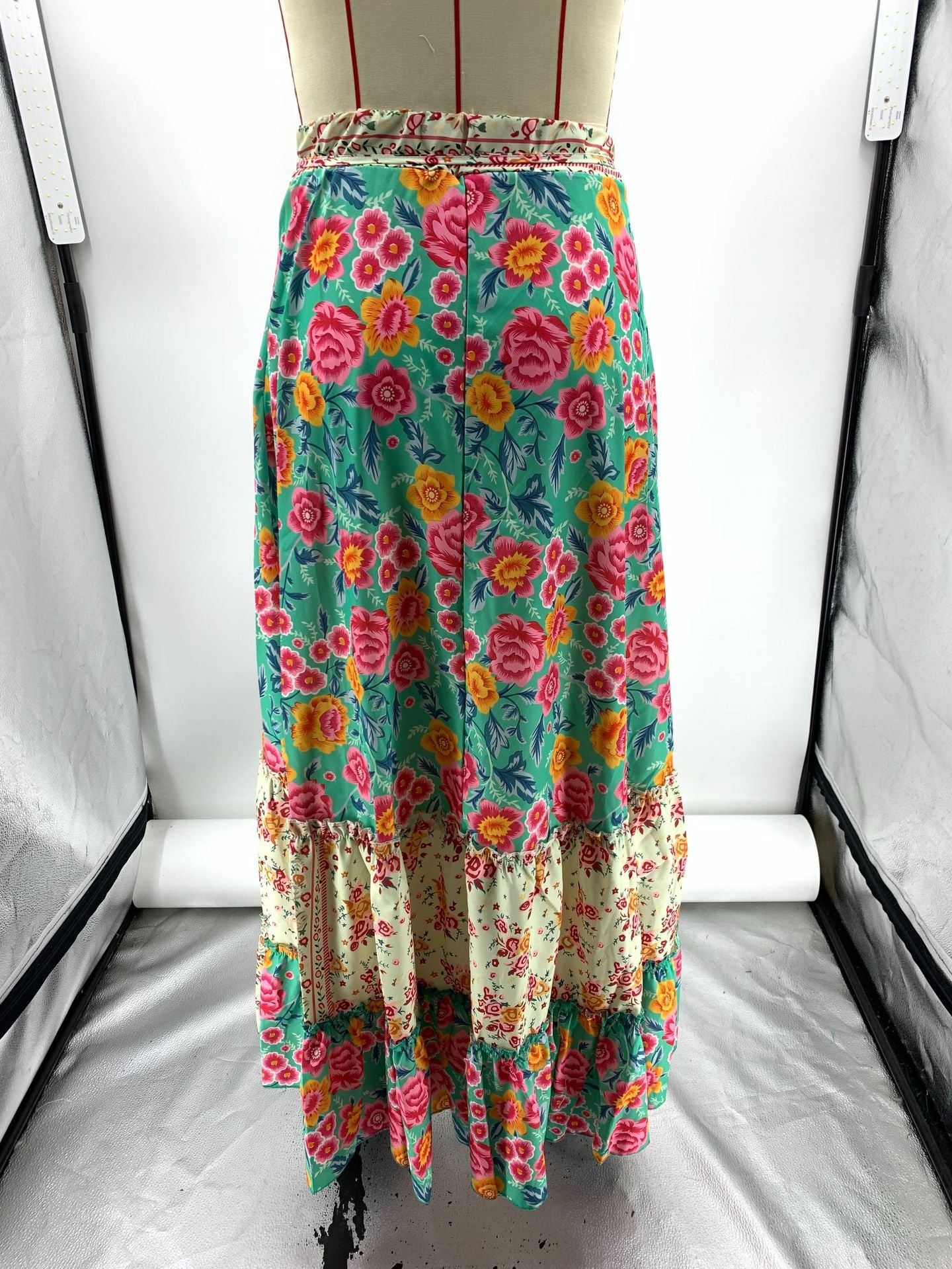 Printed Tiered Skirts