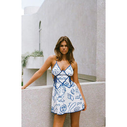 Floral Print A-Line Dress