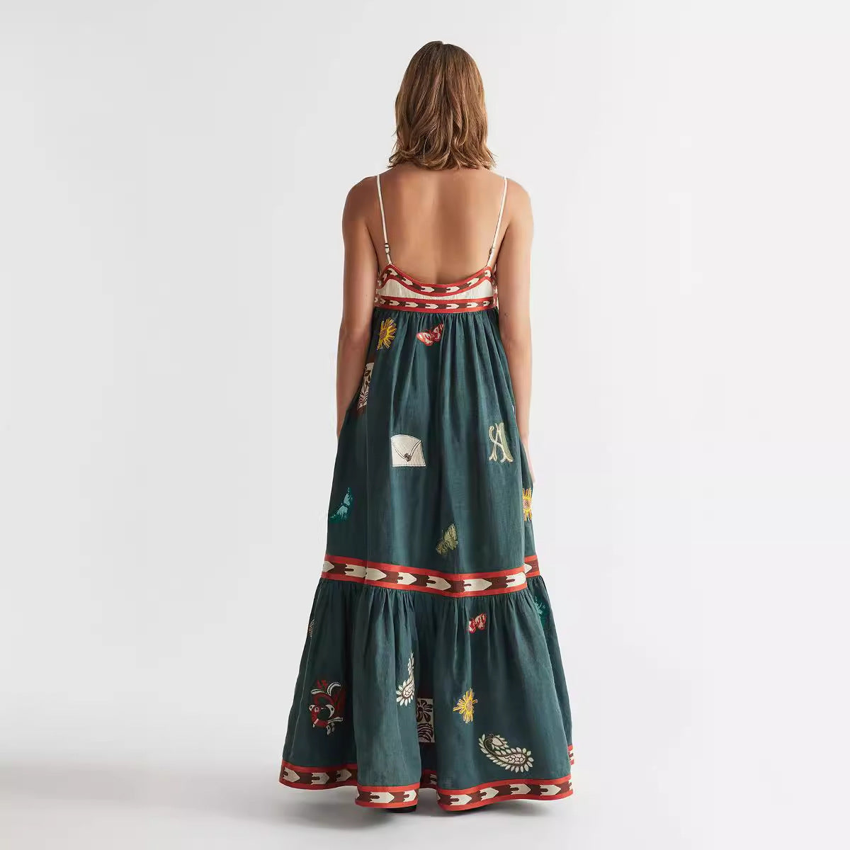 Women Floral Printed Maxi A-Line Dress