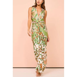 Women Floral Printed Maxi Dress