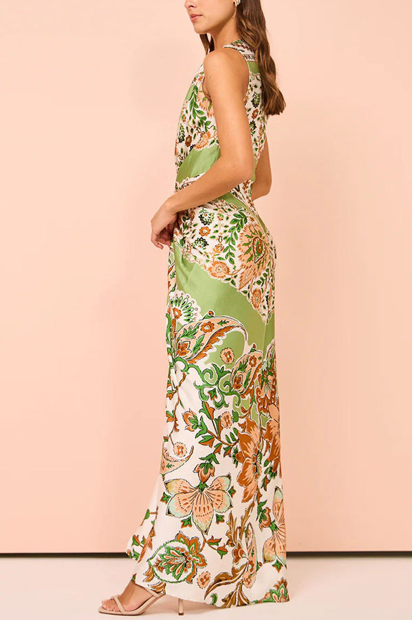 Women Floral Printed Maxi Dress