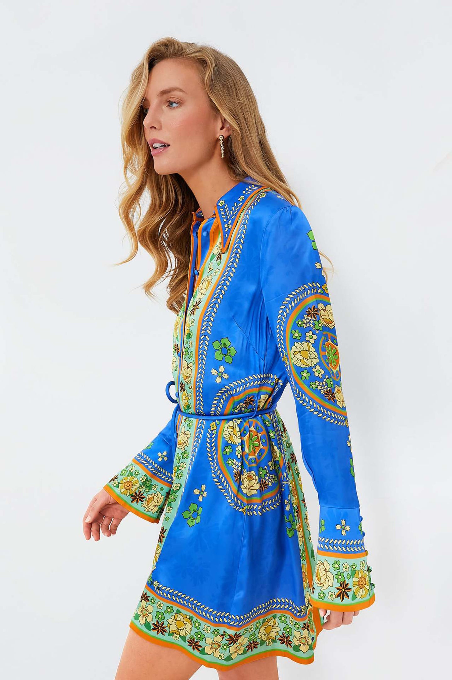Women Ethnic Motifs Printed A-Line Dress