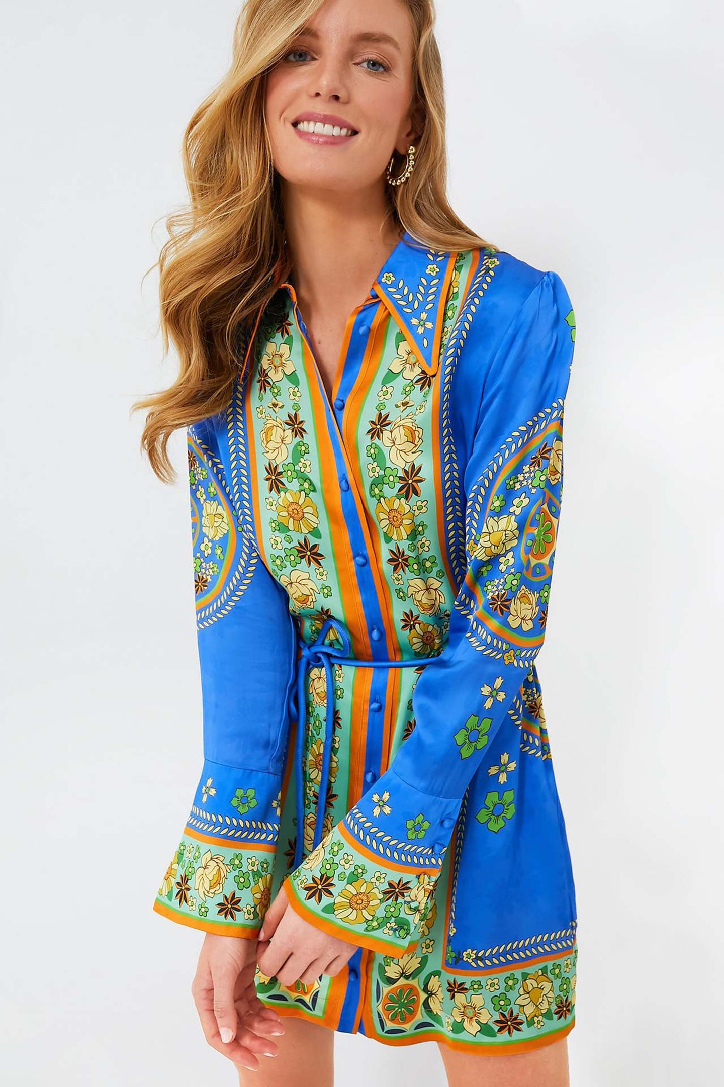Women Ethnic Motifs Printed A-Line Dress