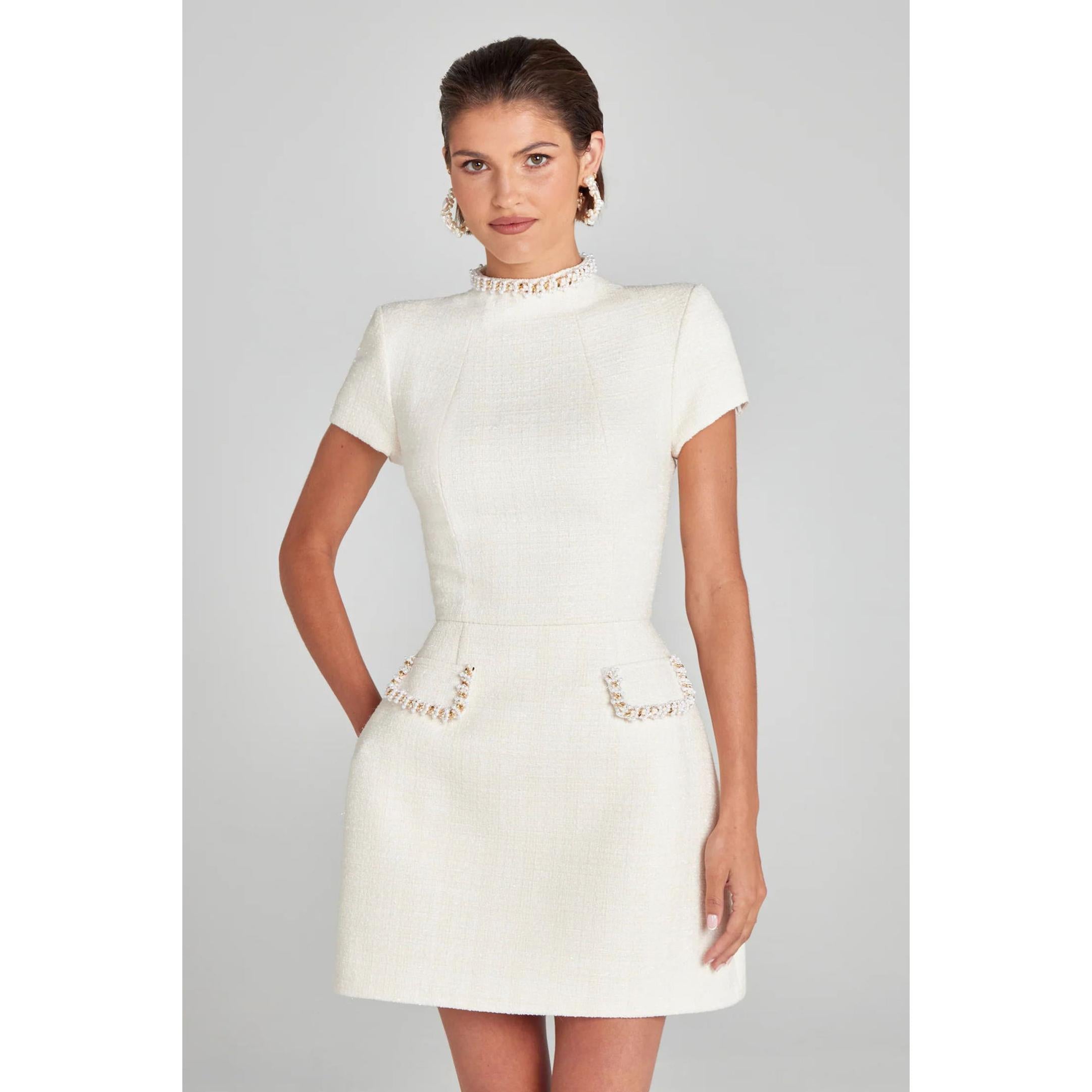 Women Applique Fit & Flare Dress