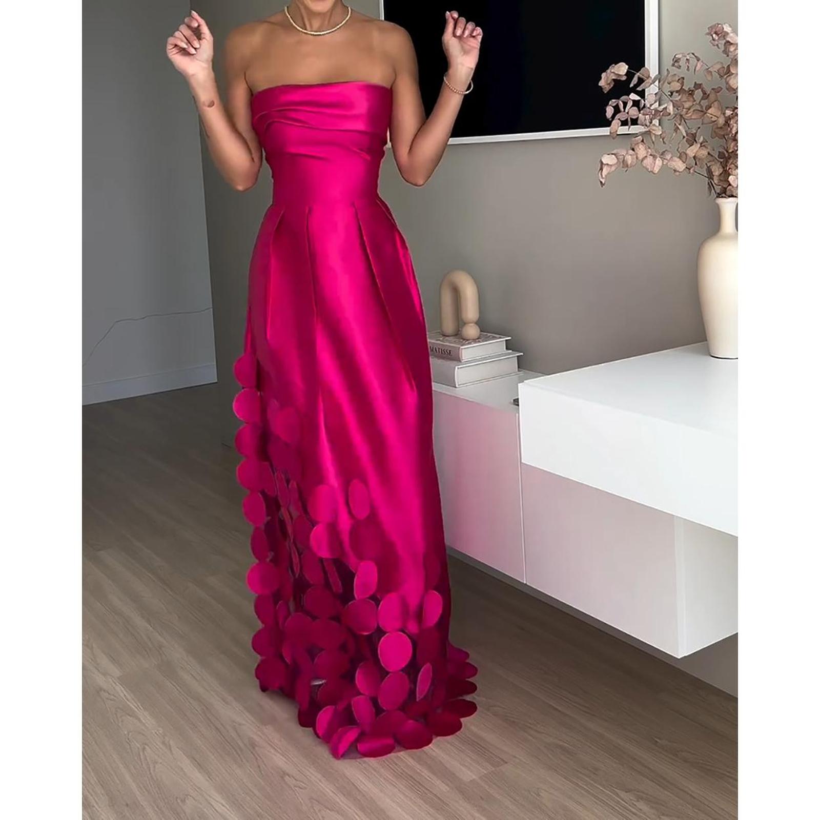 Strapless Bandeau Maxi Dress