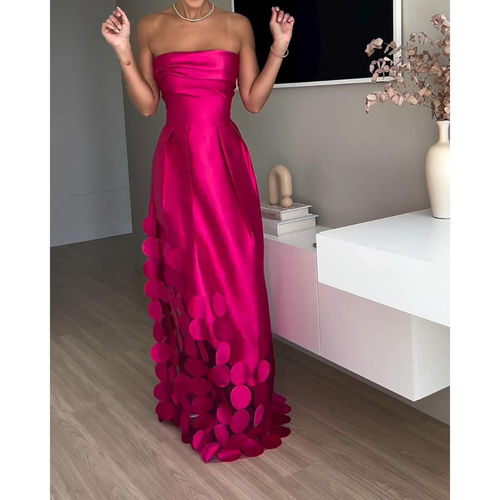 Strapless Bandeau Maxi Dress