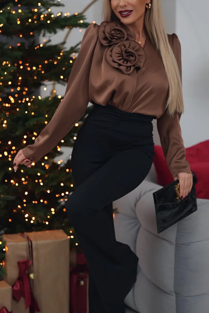 Women Solid Party Shirt