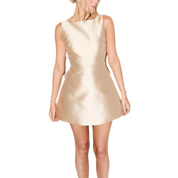Satin A-Line Dress