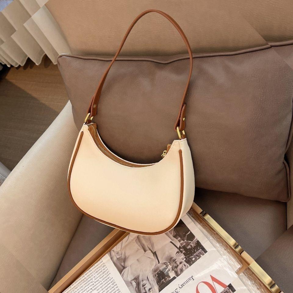 Black Solid One Handle Hobo Bag