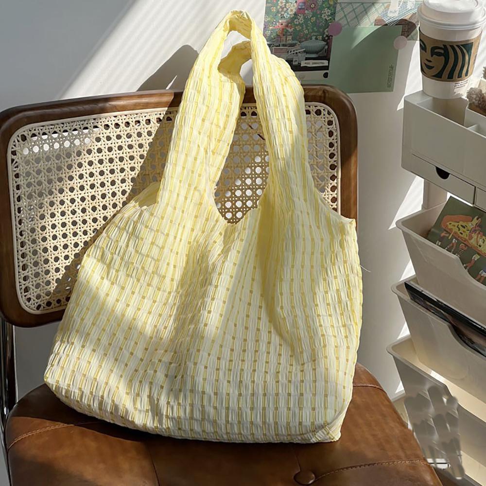 Women Striped Shopper Tote Bag