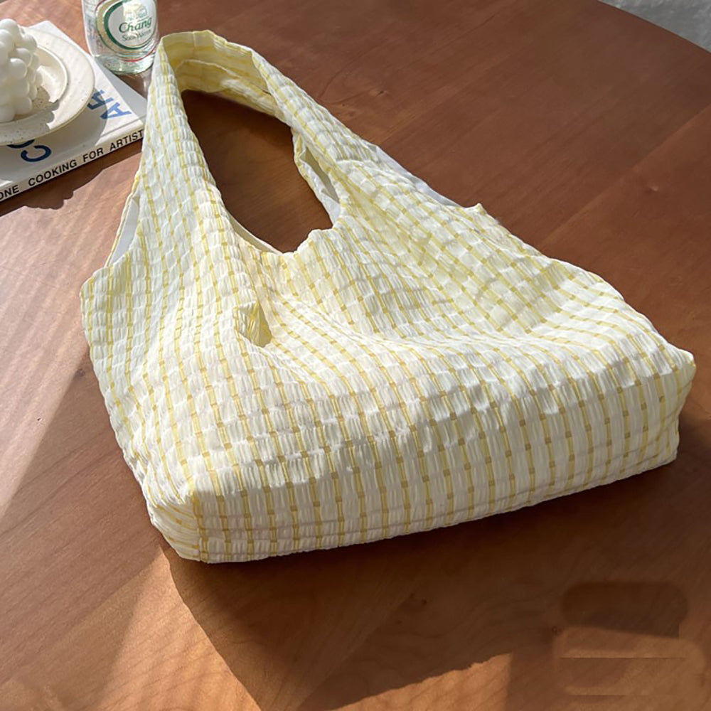 Women Striped Shopper Tote Bag