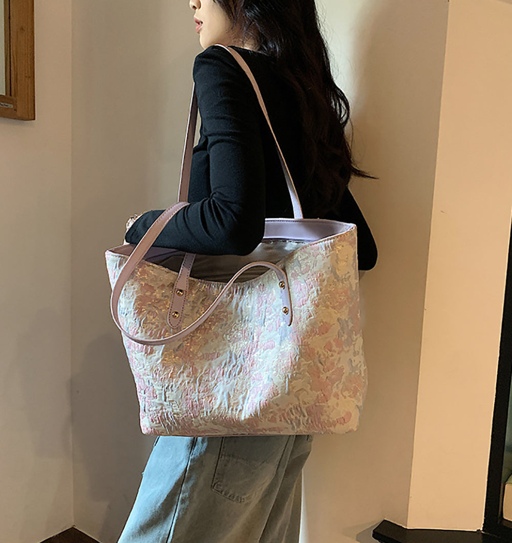 Women Floral Printed Shopper Shoulder Bag