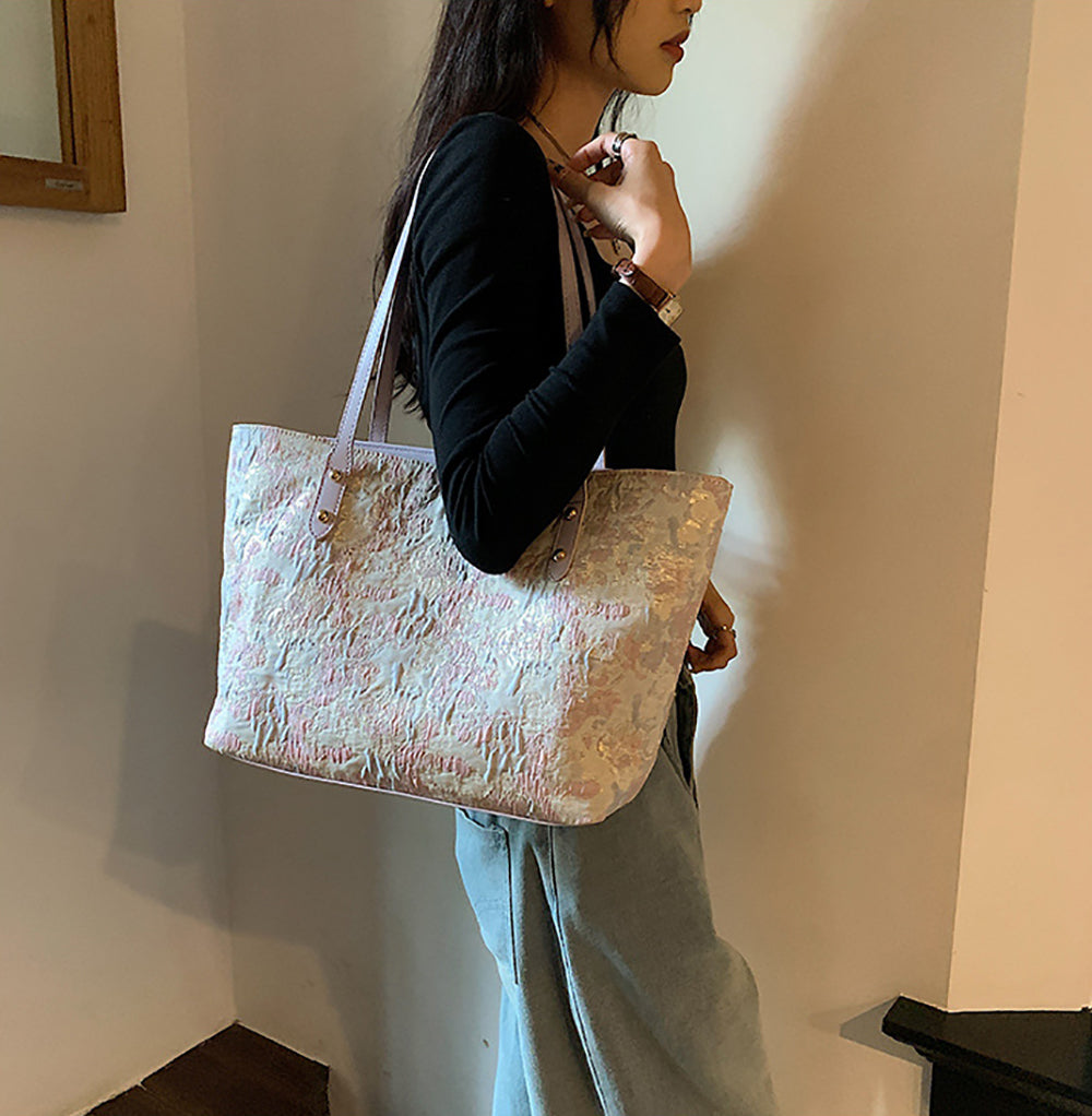 Women Floral Printed Shopper Shoulder Bag
