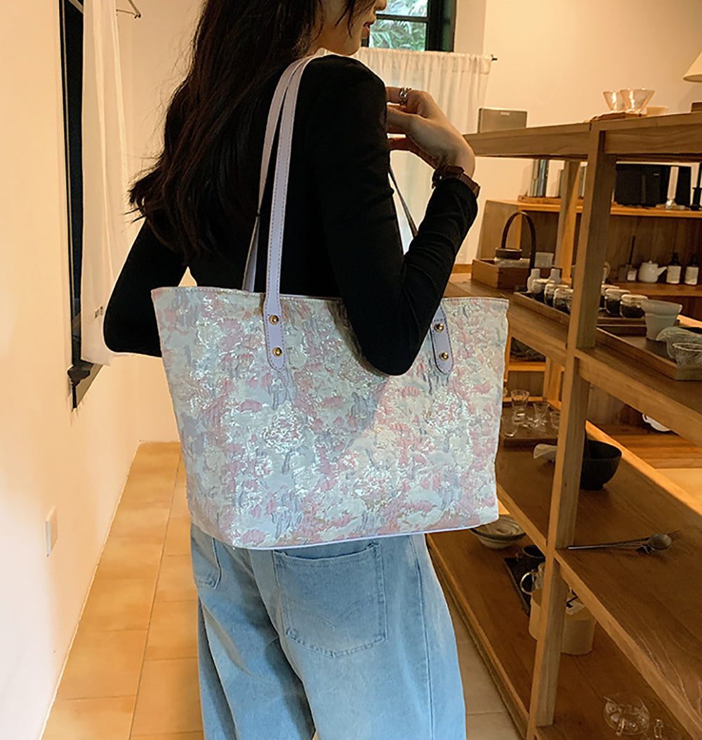 Women Floral Printed Shopper Shoulder Bag