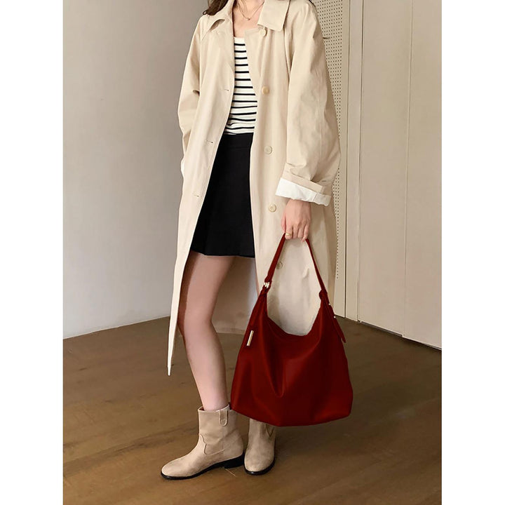 Women Solid Structured Tote Bag