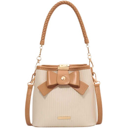 Women Solid Structured Satchel Bag