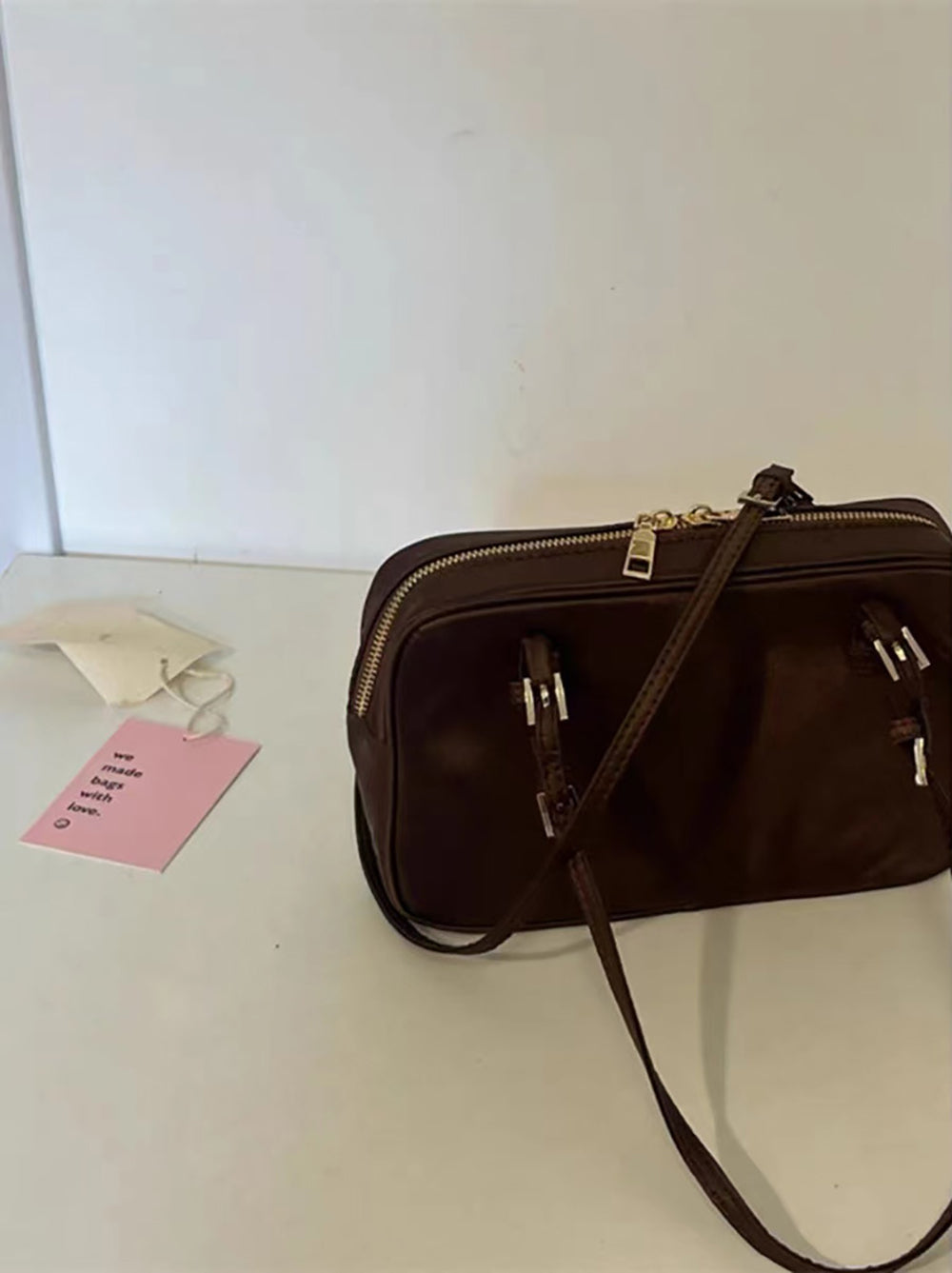 Women Solid Swagger Sling Bag