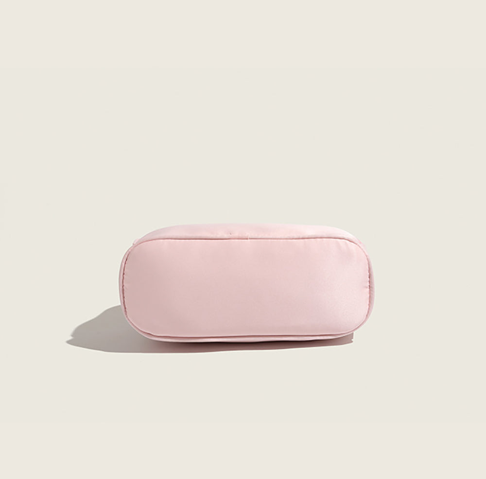Women Solid Structured Handheld Bag