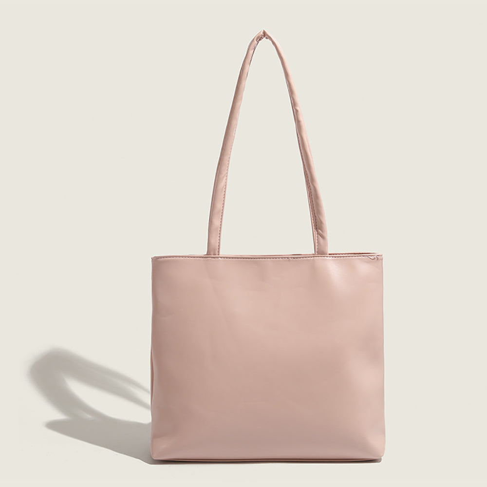 Women Solid Shopper Tote Bag
