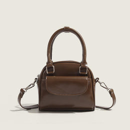 Women Solid Structured Satchel Bag