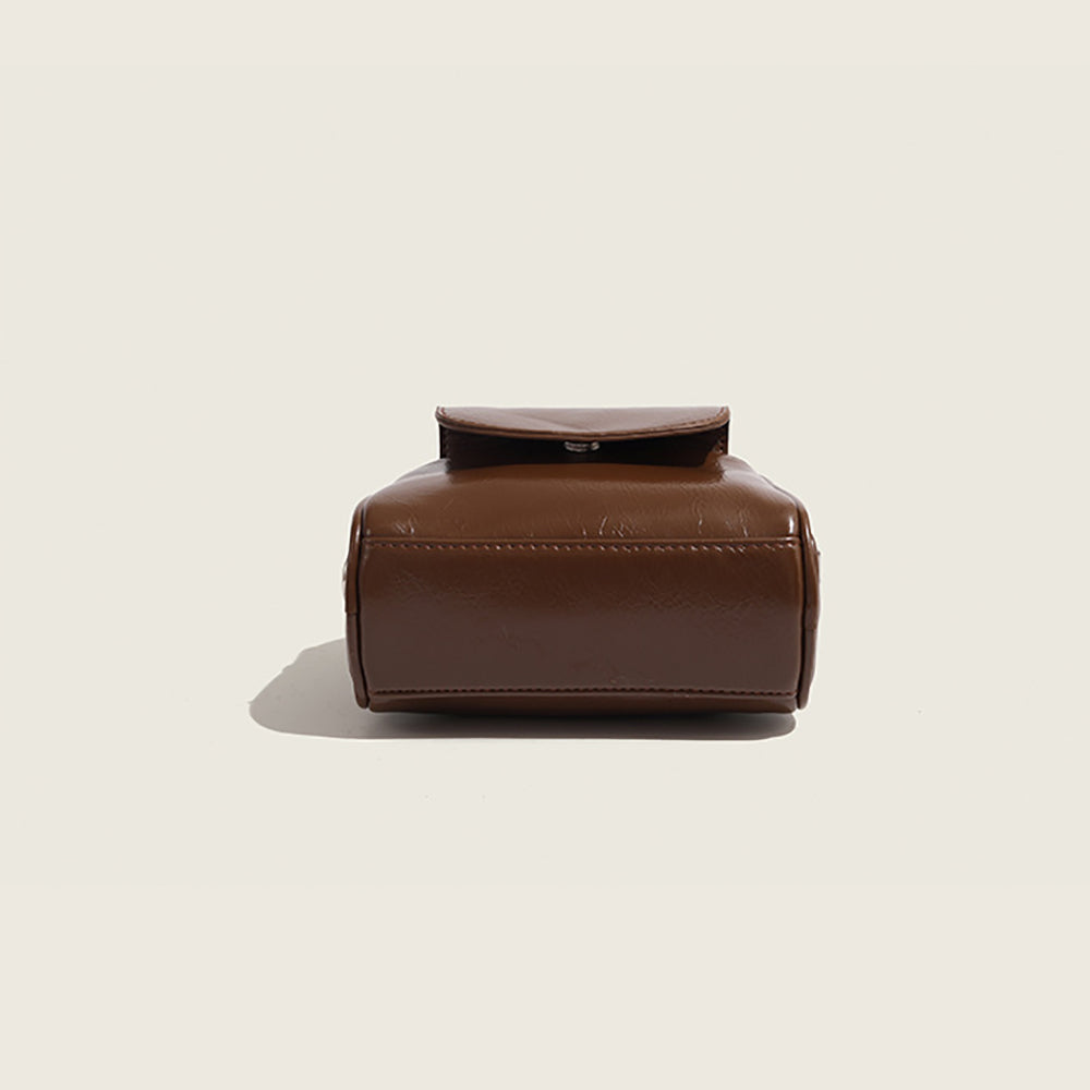 Women Solid Structured Satchel Bag