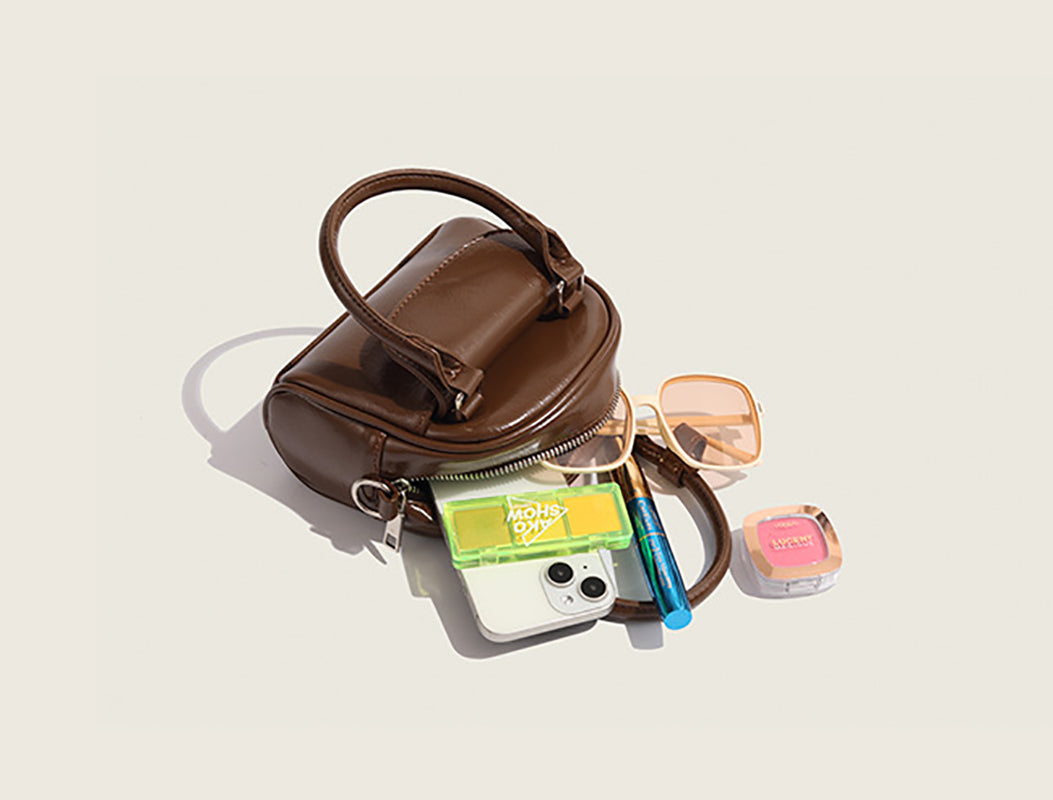 Women Solid Structured Satchel Bag