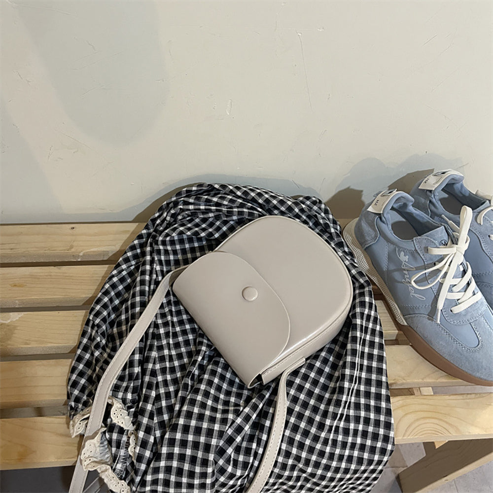 Women Solid Structured Sling Bag