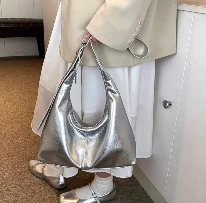 Women Textured Bowling Sling Bag