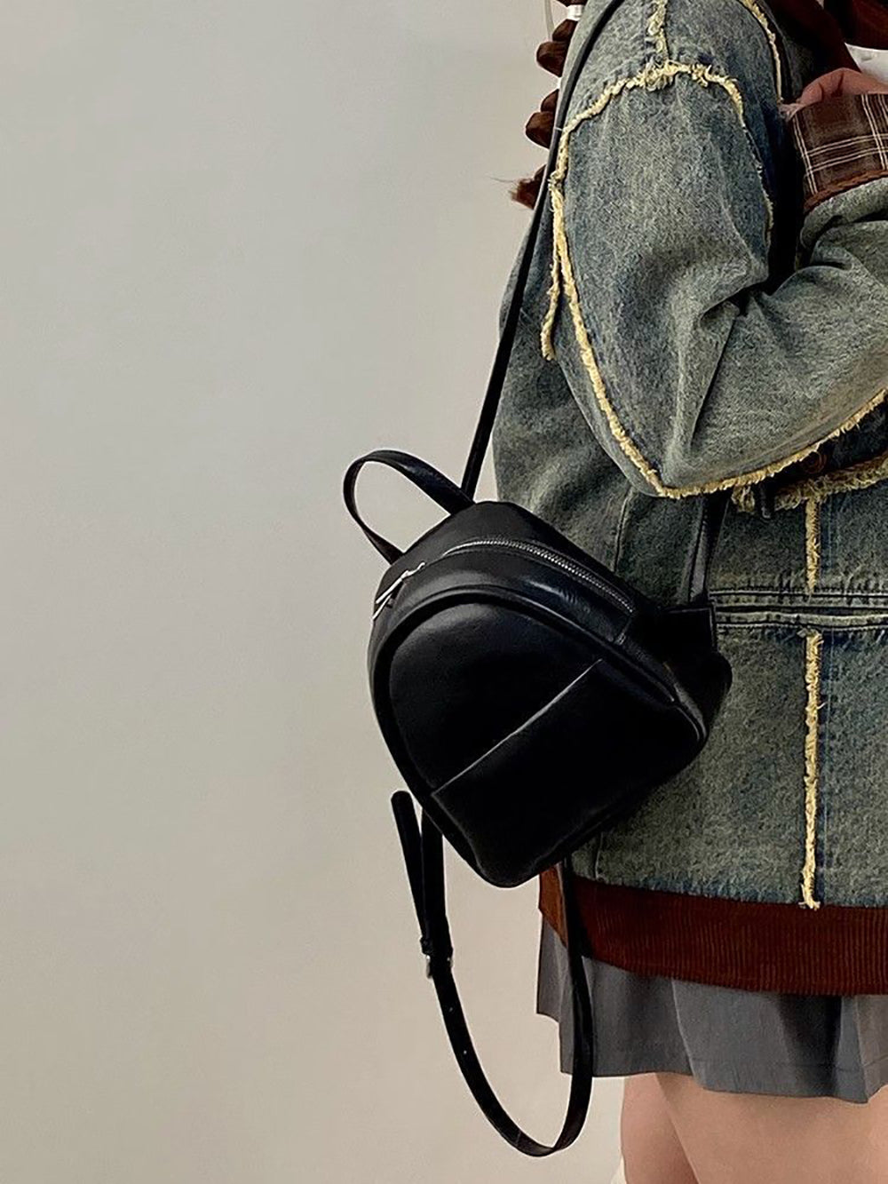 Women Solid Structured Sling Bag