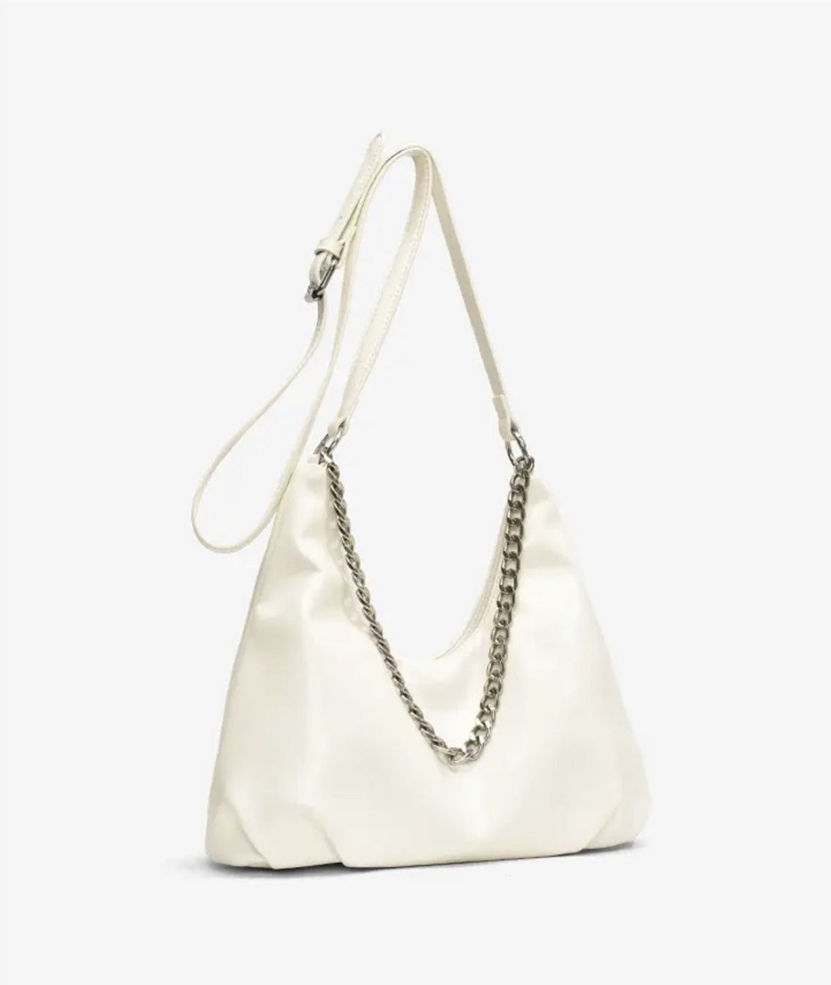 Women Solid Structured Hobo Bag