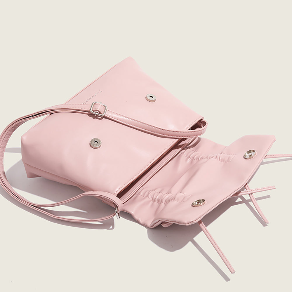 Women Solid Swagger Sling Bag