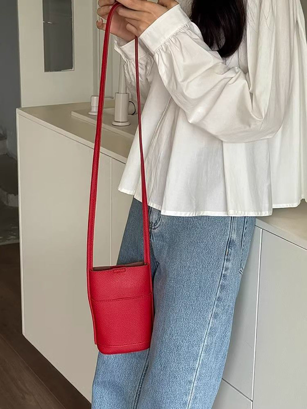 Women Textured Swagger Sling Bag