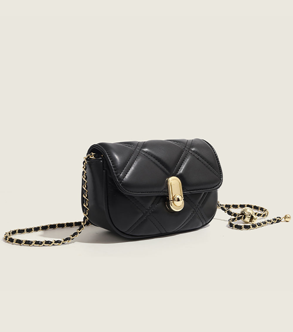 Women Textured Bowling Sling Bag