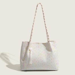 Women Striped Structured Shoulder Bag