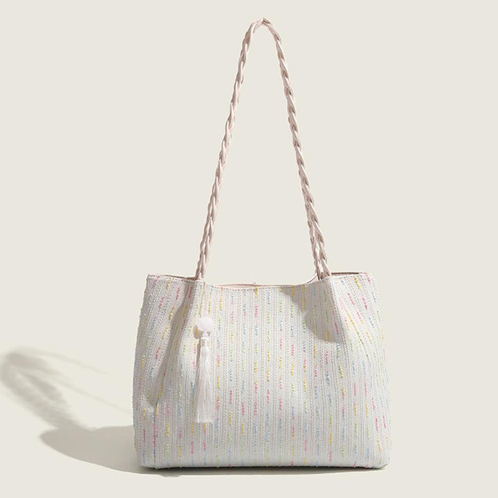 Women Striped Structured Shoulder Bag