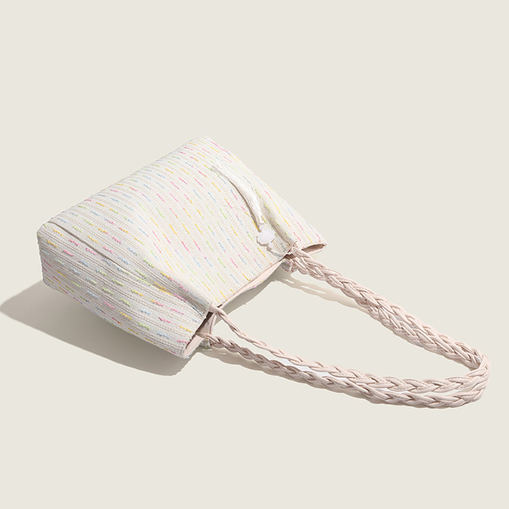 Women Striped Structured Shoulder Bag