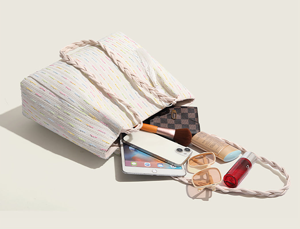 Women Striped Structured Shoulder Bag