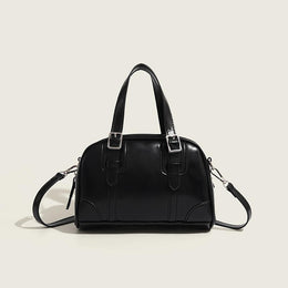 Women Solid Structured Satchel Bag