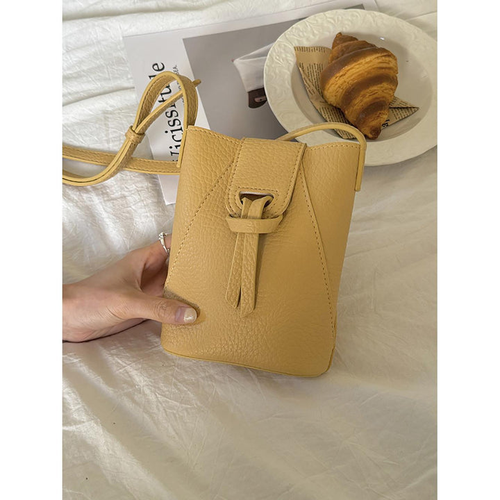 Women Textured Bucket Sling Bag