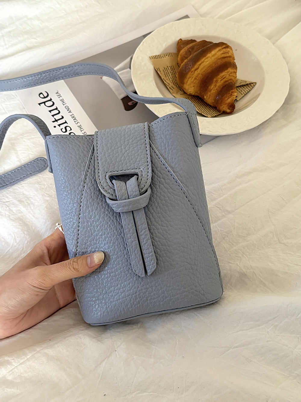 Women Textured Structured Sling Bag